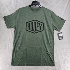 NWT Hooey Size XL Graphic T-Shirt Green Heathered Short Sleeve Logo Tee